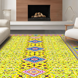 Vibrant Playful Geometric Mosaic(Yellow)