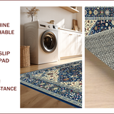 Intricate Floral Ogee Style(Blue)