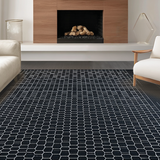 Stylish Monochrome Shag Appeal(Black)