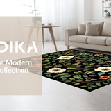 Maximalist Botanical Floral Fusion(Black)