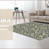 Boho Taupe Non Slip Low Pile(Beige)