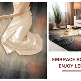 Chic Shaggy Textured Elegance(Gray)