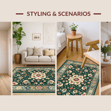 Stylish Rustic Ogee Texture(Green)