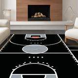 Playful Graphic Court Layout(Black)