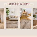 Contemporary Neutral Animal Print Dining Room(Beige)