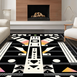 Contemporary Okapi Motif Design(Black)