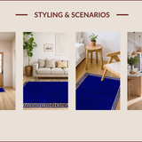 Elegant Gold Greek Key Motif(Blue)