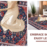 Vibrant Transitional Damask Motif(Blue)