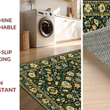 Vibrant Gold Geometric Design(Green)