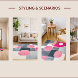 Abstract Serenity Cozy Retreat(Pink)