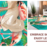 Artful Flamingo and Palm Fusion(Pink)