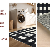 Contemporary High Contrast Checkerboard(Black)