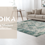 Stylish Distressed Lattice Visual Appeal(Beige)