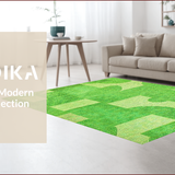 Mid Century Tropical Leaves(Green)