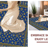 Geometric Royal Blue Elegance(Blue)