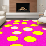 Vibrant Cartoon Circular Aesthetic(Pink)