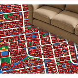 Colorful Town Life Educational Design(Red)
