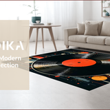 Eclectic Round Musical Motif(Black)