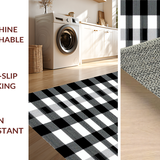Cozy Transitional Black and White(Black)