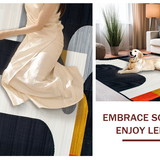 Artful Modern Distressed Texture(Black)