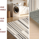 Artful Earthy Abstract Stripes(Beige)