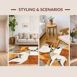 Minimalist Gray and Beige Fusion(Beige)