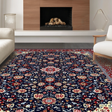 Contemporary Floral Artful Layout(Blue)