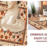 Lively Earthy Trellis Composition(Beige)