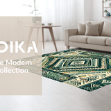 Modern Abstract Lattice Arrangement(Green)