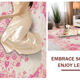 Vibrant Whimsical Flower Design(Pink)