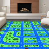 Charming Downtown Exploration Design(Green)