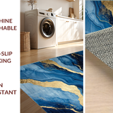 Artful Swirling Marble Effect(Blue)