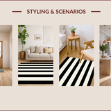 Chic Geometric Black and White(Black)