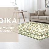 Elegant Sage Green Vintage Motif(Ivory)
