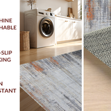 Artful Symmetrical Gray and Rust(Gray)