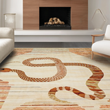 Modern Eclectic Snake Visualization(Beige)