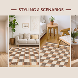 Lively Geometric in Brown(Beige)