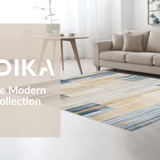 Sleek Modern Ogee Motif Design(Blue)