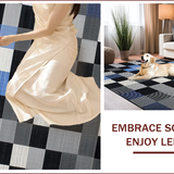 Contemporary Minimalist Checkered Style(Black)
