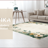 Botanical Floral Distressed Farmhouse(Beige)