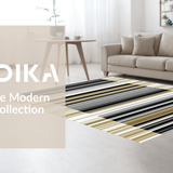 Chic Dual Tone Linear Stripes(Black)