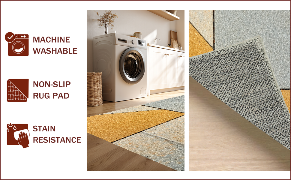 Ultra Soft Area Rug, Non Slip, Stain Resistant, Washable Area Rugs for Living Room, Bedroom, Modern Sandstone Viscose Living Room Rug(Gray) - ODIKA