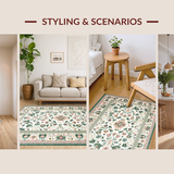 Contemporary Abstract Floral Fusion(Ivory)