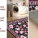 Dynamic Floral Geometry Theme(Black)