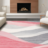 Abstract Pink and White Fusion(Pink)