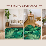 Modern Tropical Floral Style(Green)