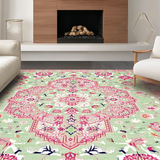 Elegant Beige Garden Motif(Green)