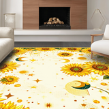 Celestial Sunflower Retro Aesthetic(Yellow)