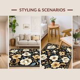 Sophisticated Monochrome Floral(Black)
