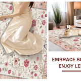 Playful Abstract Floral Fusion(Ivory)